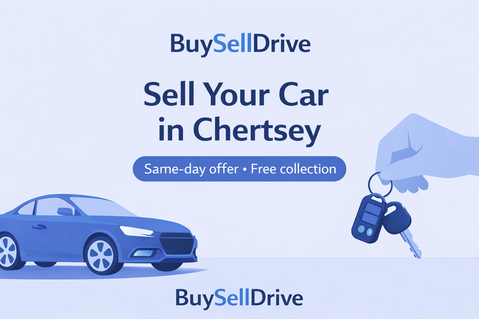 Sell your car in Chertsey with BuySellDrive
